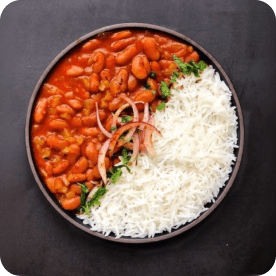 Rajma Chawal Rice Bowl